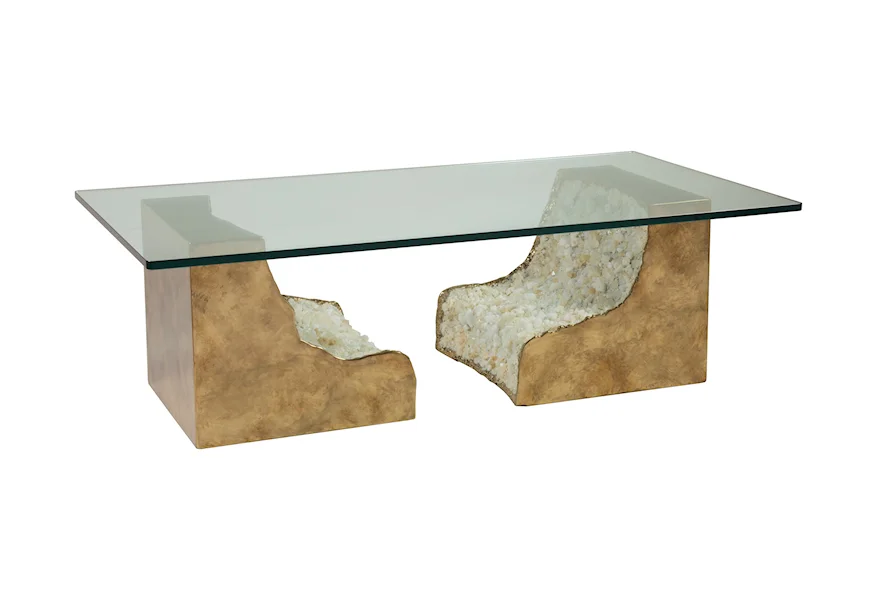 Apricity Rectangular Cocktail Table by Artistica at Alison Craig Home Furnishings