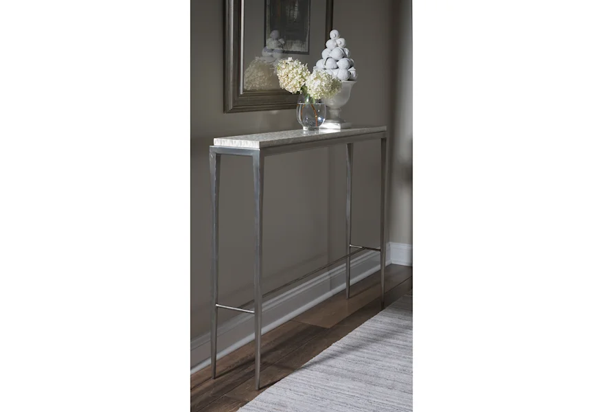 Silver Console Table Silver Display Console Table Narrow 