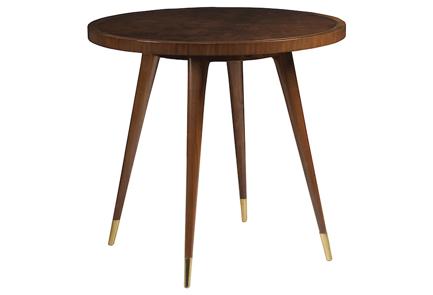 Marlowe Round End Table by Artistica at Alison Craig Home Furnishings