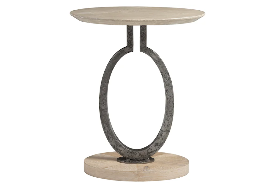 Clement Oval Spot Table by Artistica at Alison Craig Home Furnishings