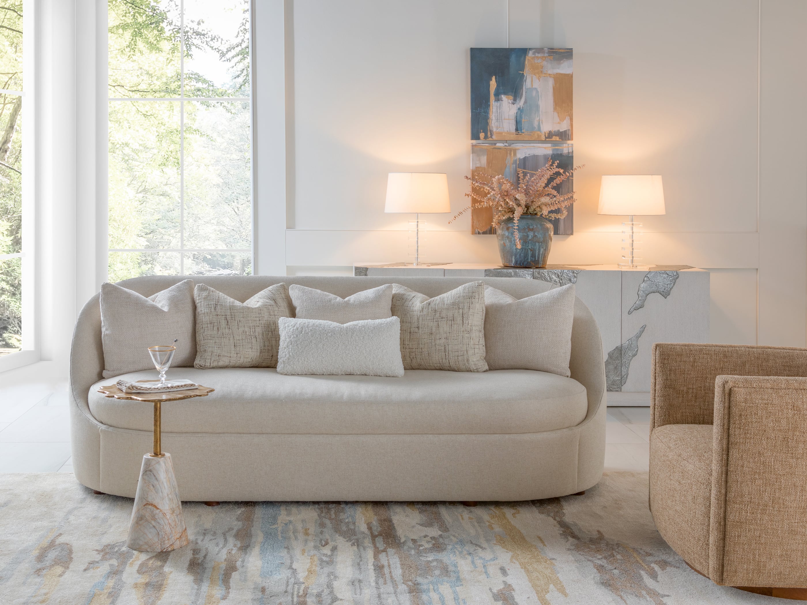 Artistica Artistica Upholstery Genevieve Bench Seat Sofa