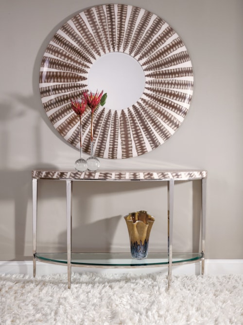 Sulu Sea Snake Round Mirror