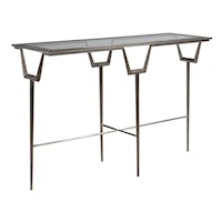 Contemporary Metal Console Table