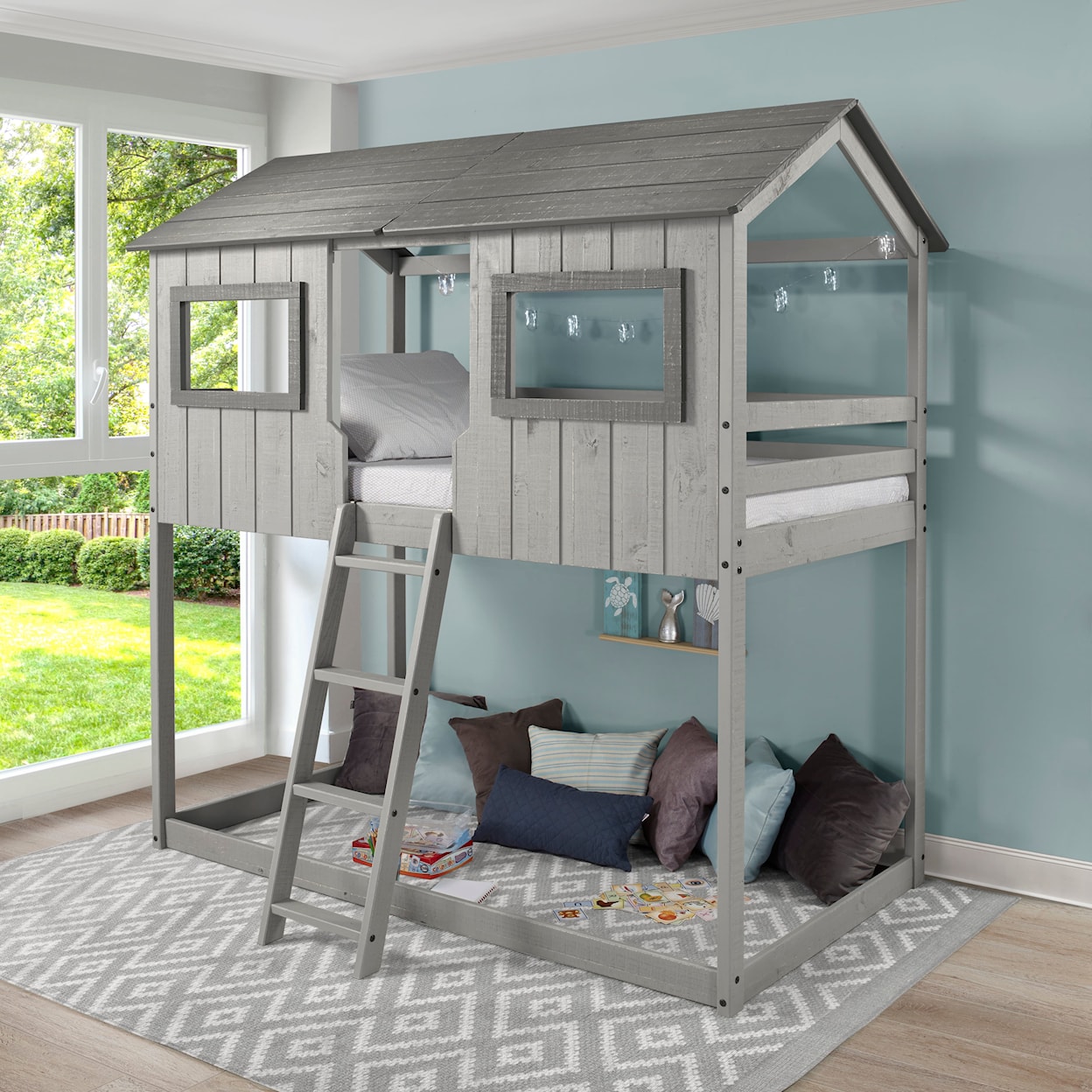 Canal House House Bunk Beds and Low Bunks Cottage House Bunk Bed