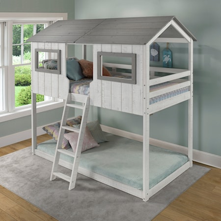 Cottage House Bunk Bed