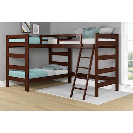 Bunk Bed with Additional Loft