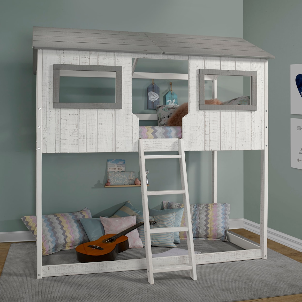 Canal House House Bunk Beds and Low Bunks Cottage House Bunk Bed