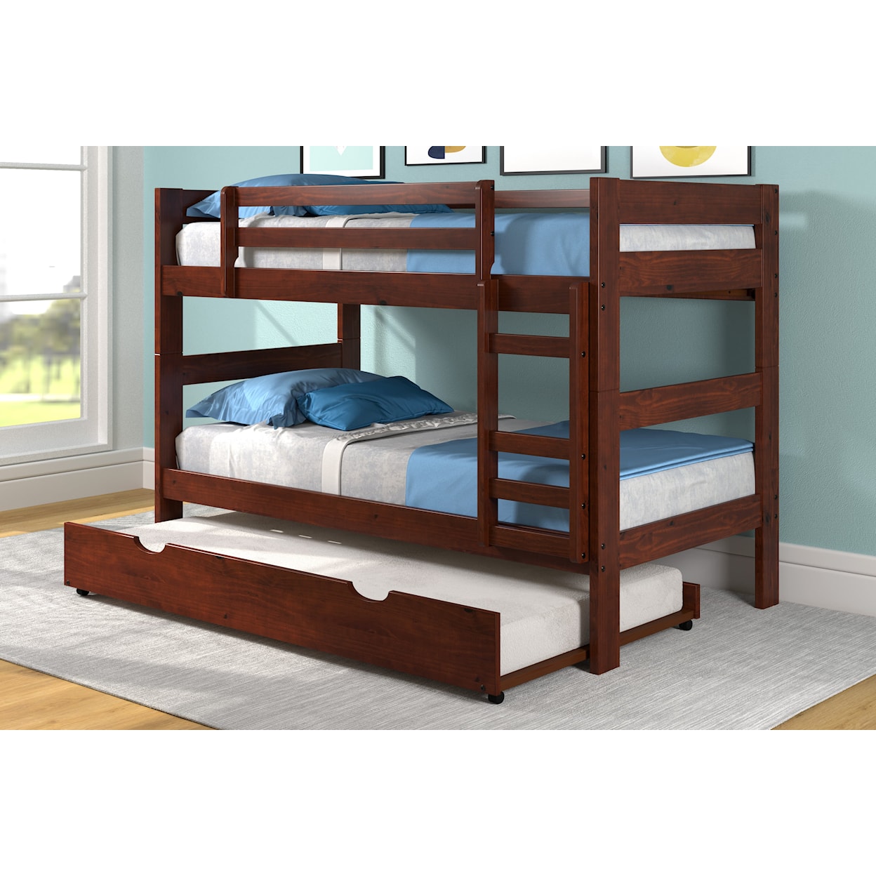 Canal House Bunk Beds Twin/Twin Stair Bunk Low Loft
