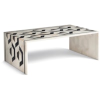 Marble Inlay Cocktail Table