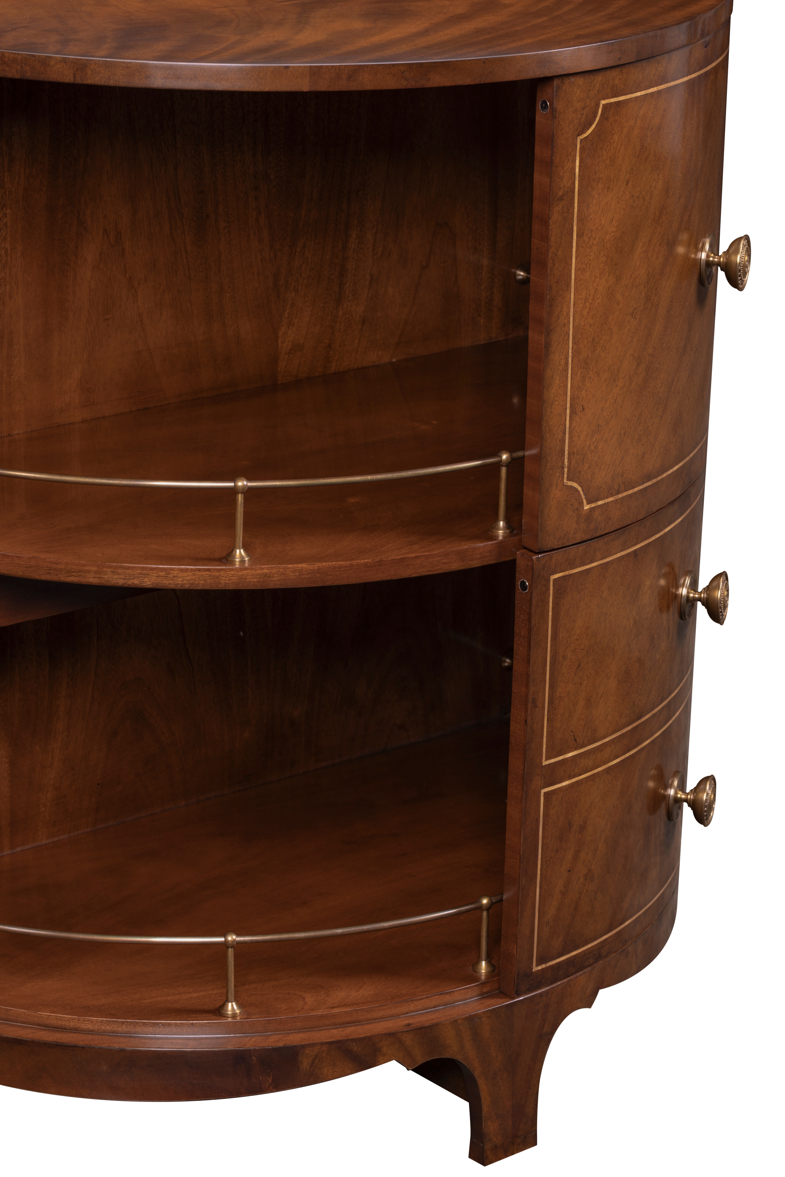 Maitland-Smith Tall Storage & Display Cases Kingsley Liquor Cabinet