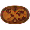 Maitland-Smith Desks Map Partner's Oval Desk