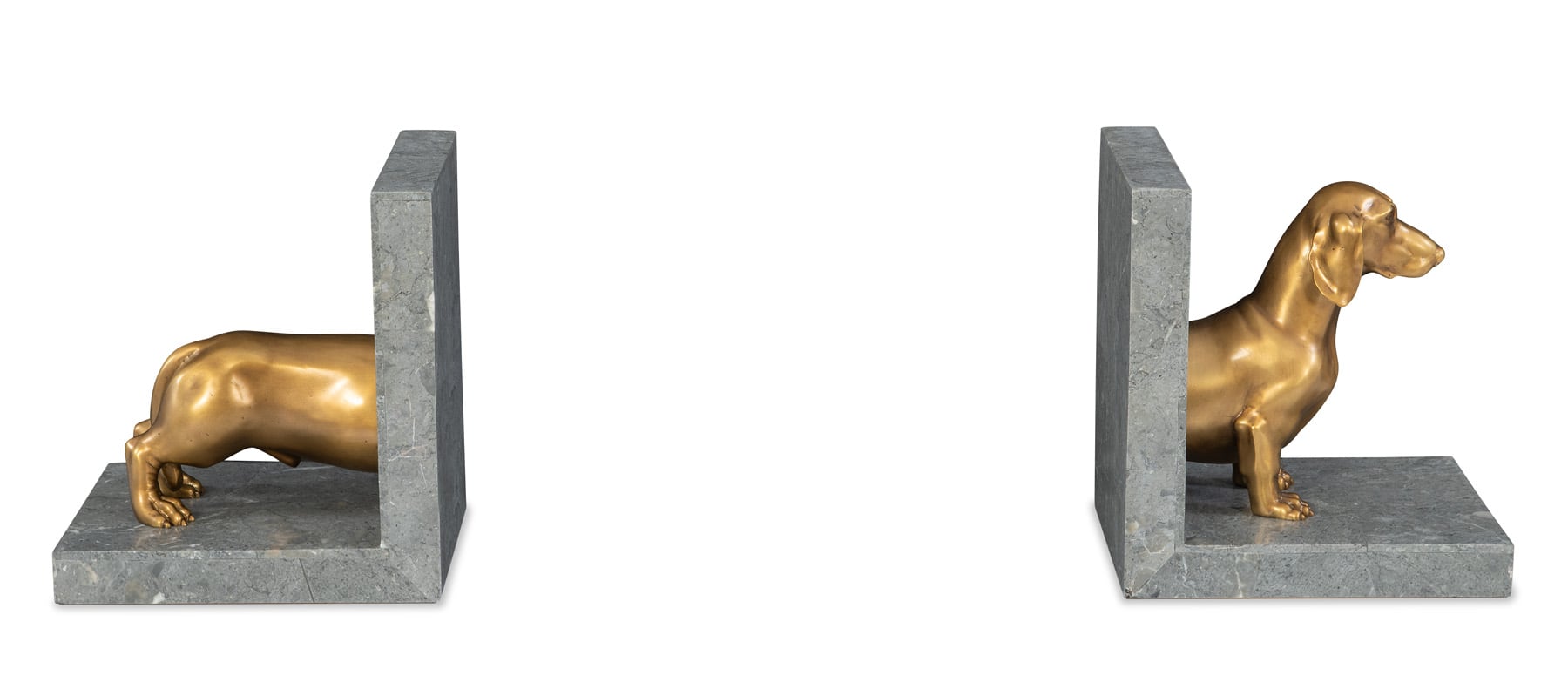 Maitland-Smith Decorative Accessories Dachshund Bookend