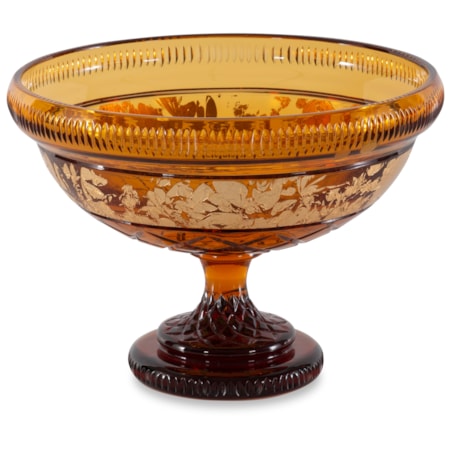 Handcarved Crystal Bowl