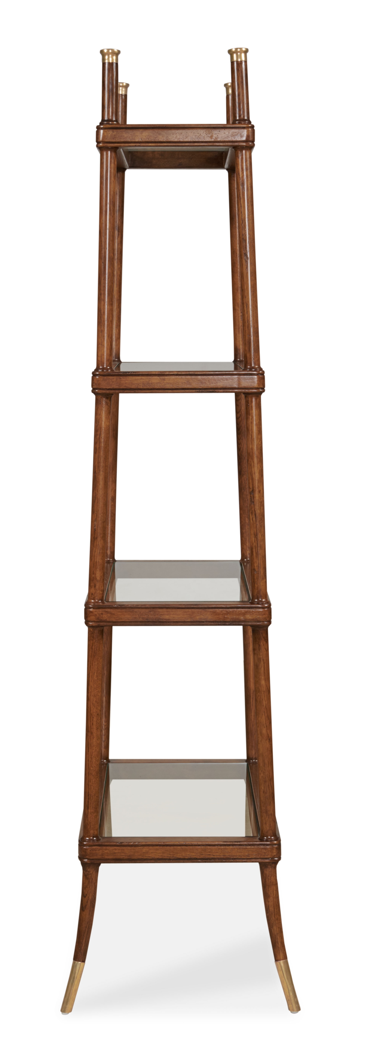Maitland-Smith Tall Storage & Display Cases Luna Etagere