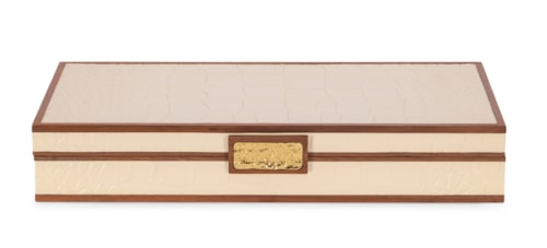 Traditional Stacking Boxes with Felt-Lined Compartments