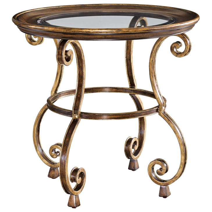 Maitland-Smith End/Side Tables Aria Round End Table