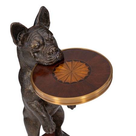 French Bulldog Accent Table
