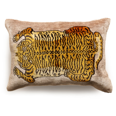 Cali's Cat Taupe Pillow