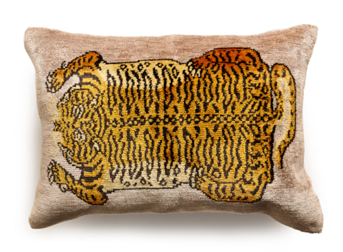 Cali's Cat Taupe Pillow