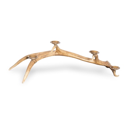 Pair of Antler Candleholders