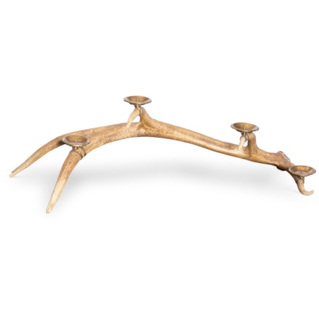 Pair of Antler Candleholders