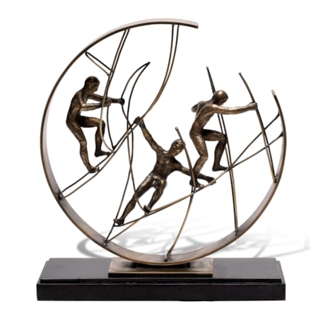 Dynamic Climbers Sculpture