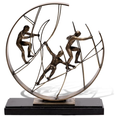Dynamic Climbers Sculpture