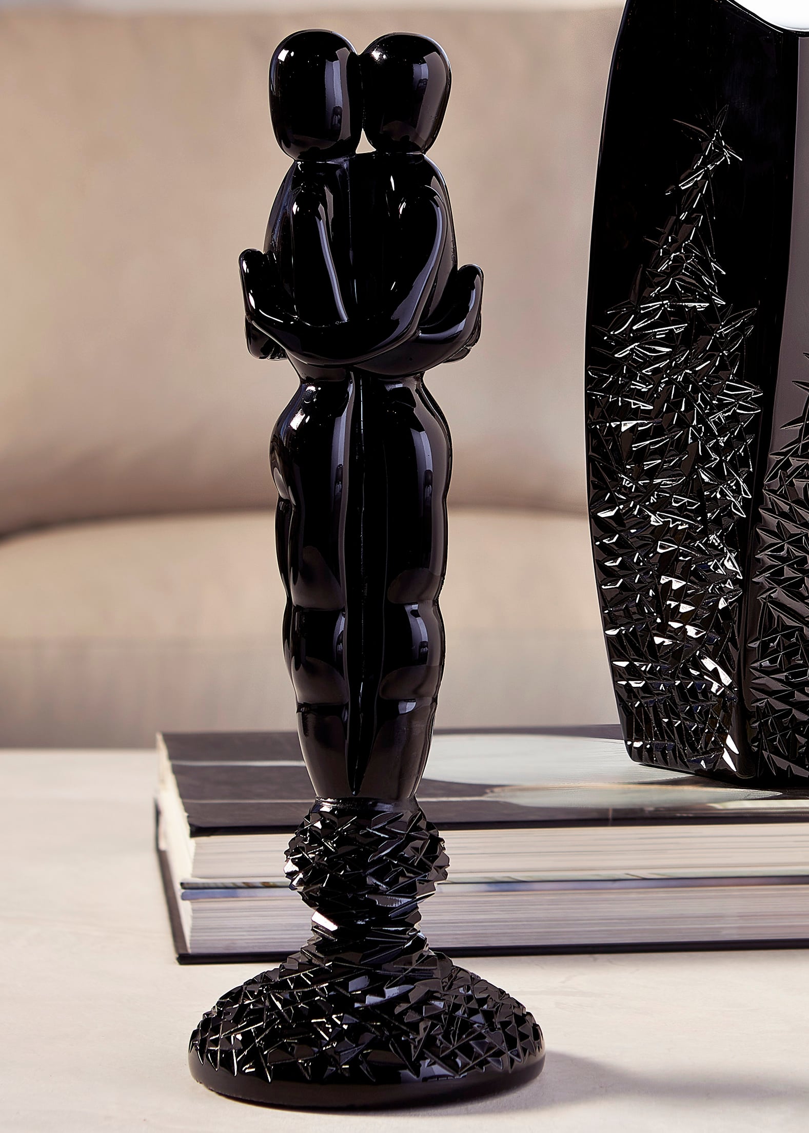 Black Crystal Figurine
