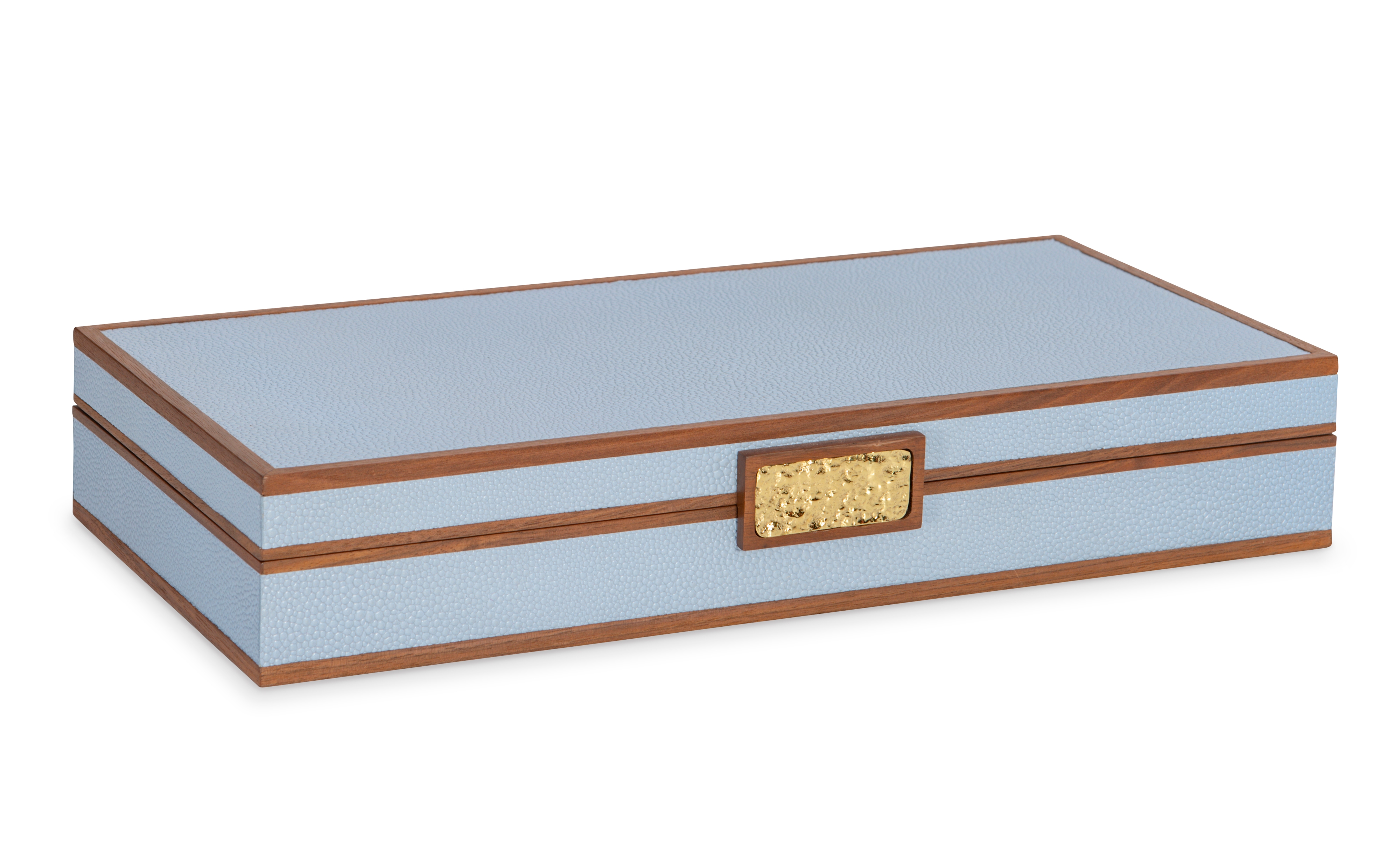Maitland-Smith Decorative Accessories Light Blue Stacking Boxes