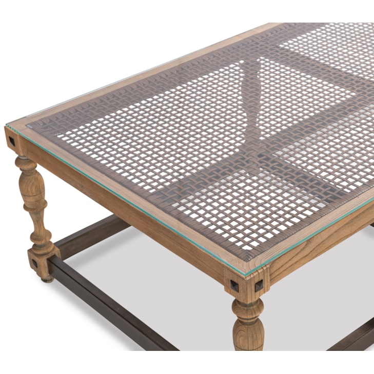 Maitland-Smith End/Side Tables Riempie Cocktail Table