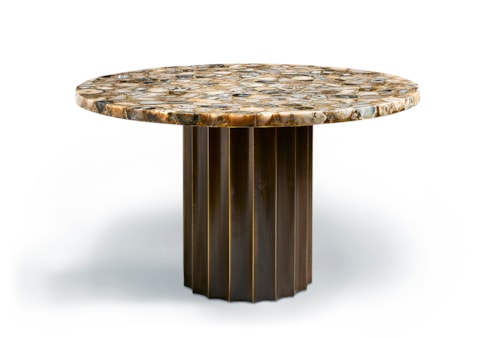 Agate Cladded Center Table