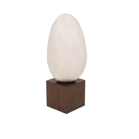 Egg Stone Sculpture