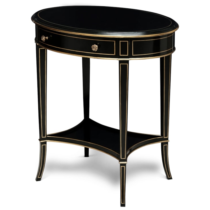 Maitland-Smith End/Side Tables Equinox Oval Side Table