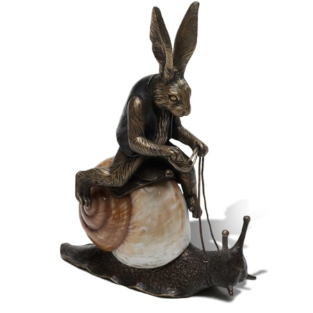 Unlikely Cowboy Sculpture
