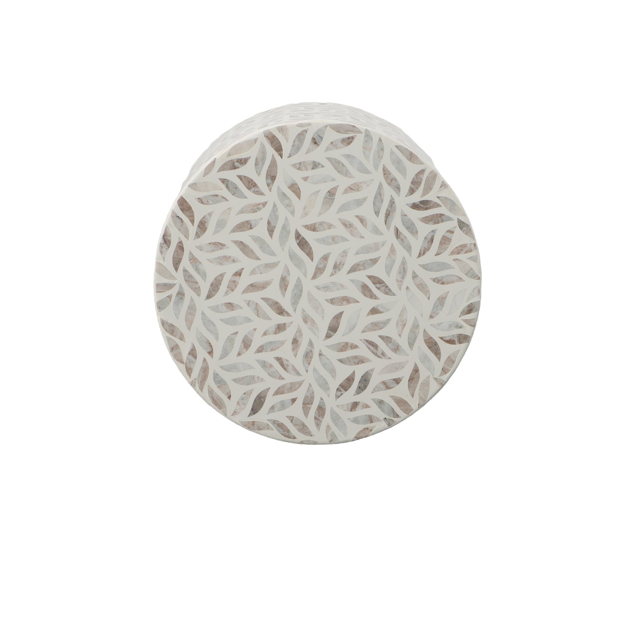 Stone Inlay Side Table