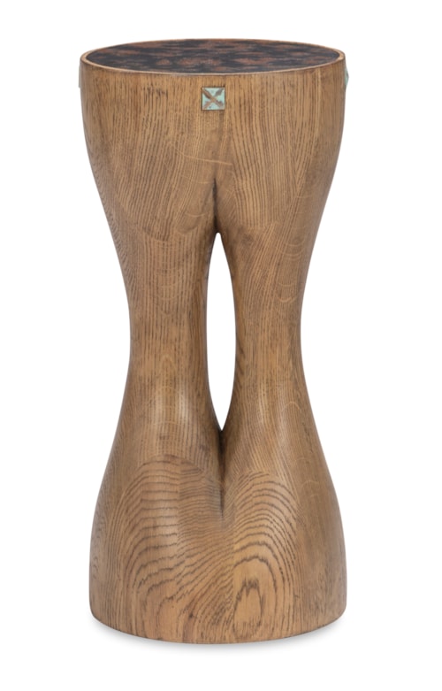 Global White Oak Drink Table
