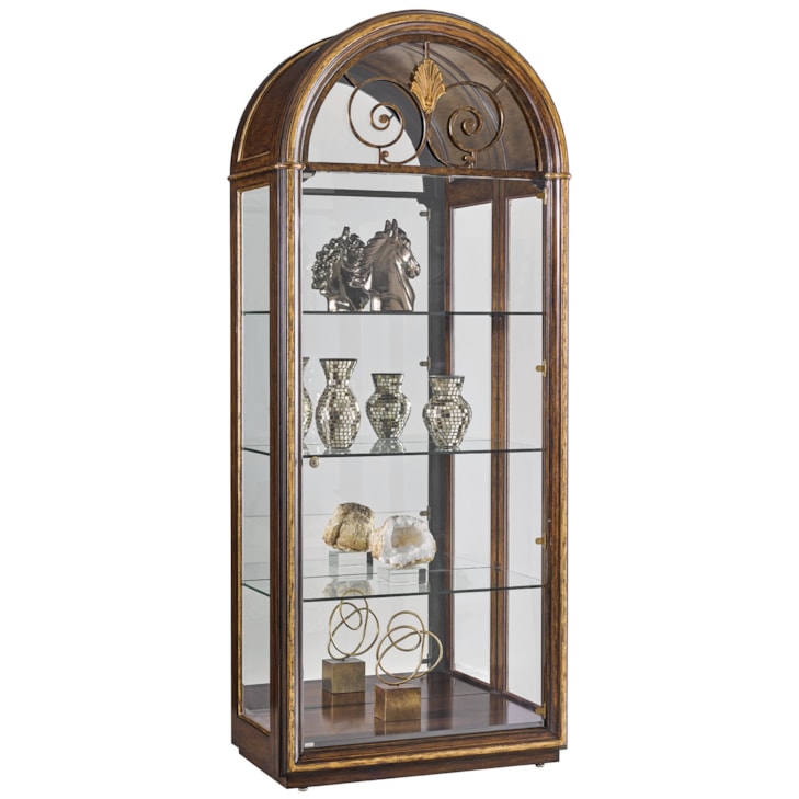 Maitland-Smith Tall Storage & Display Cases Aria Display Cabinet