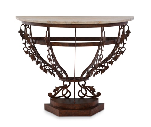 Venetian Demilune Console