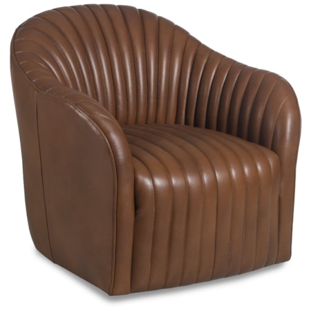 Elias Channel Back Swivel Chair