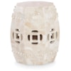 Maitland-Smith End/Side Tables Qing White Accent Table