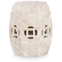 Qing White Accent Table