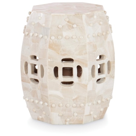 Qing White Accent Table