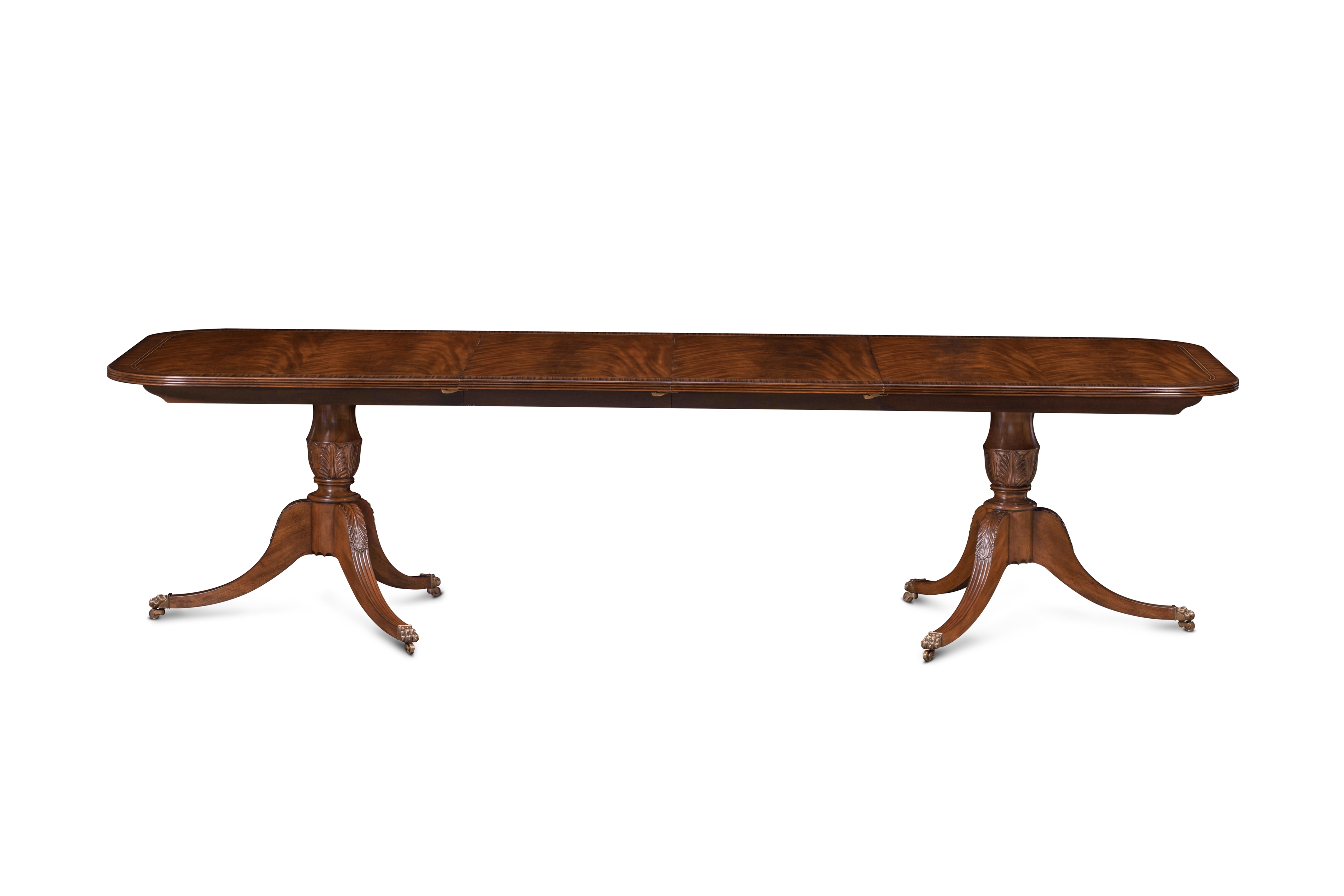 Maitland-Smith Dining Tables Bleached Reeded Dining Table