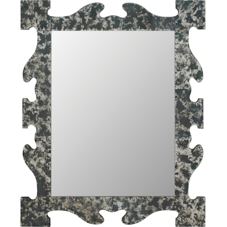 Hand Antique Mirror Frame, Mirror Glass