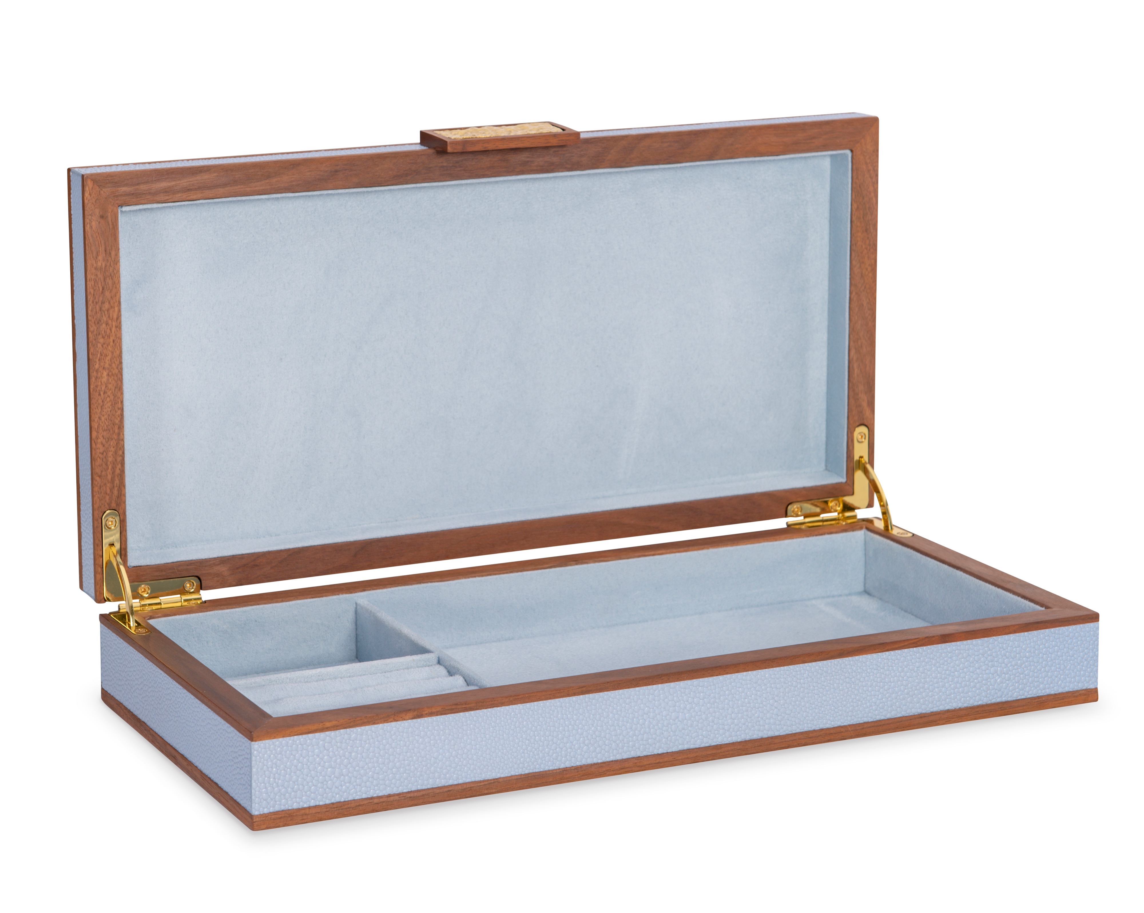 Maitland-Smith Decorative Accessories Light Blue Stacking Boxes