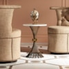 Maitland-Smith End/Side Tables Itzel Martini Table