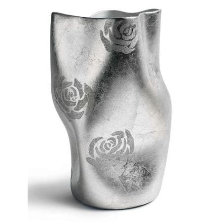 Silver Roses Vase