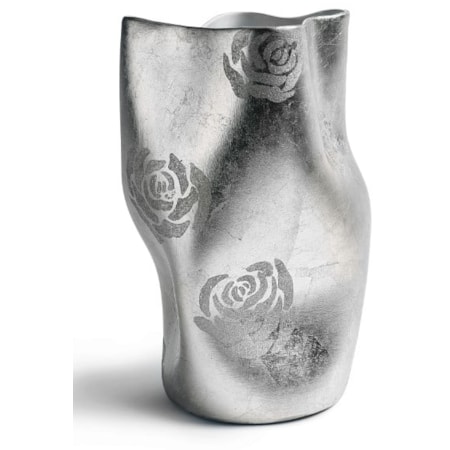 Silver Roses Vase