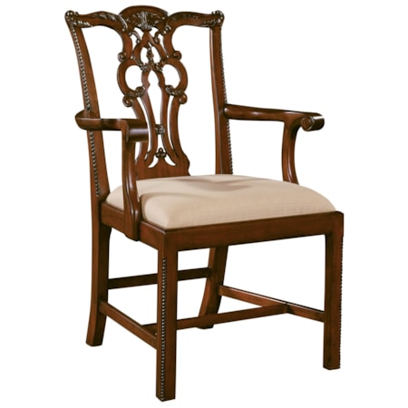 Massachusetts Aged Regency Arm Chair