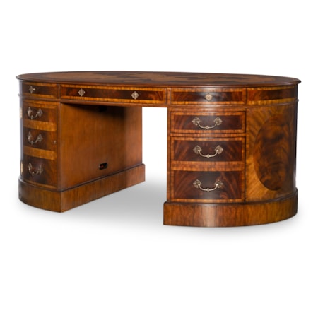 Map Partner's Oval Desk